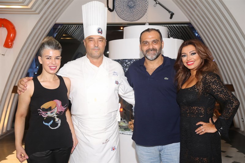 Abdallah Bandakji . Chef Antonio Anseloni . Rita Manssour