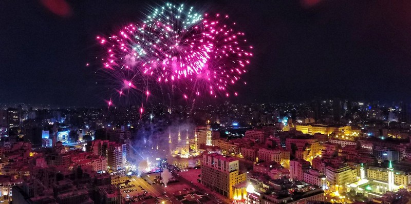 Lighting of Christmas Tree at Downtown Beirut