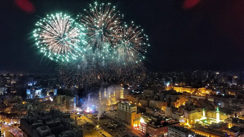 Lighting of Christmas Tree at Downtown Beirut