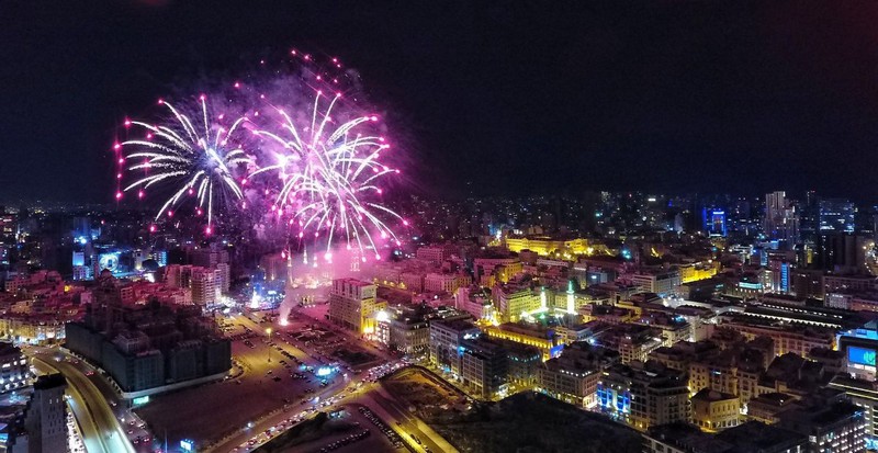 Lighting of Christmas Tree at Downtown Beirut