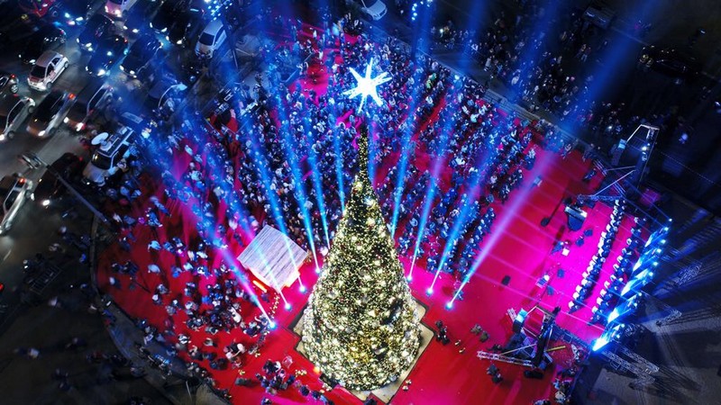 Lighting of Christmas Tree at Downtown Beirut
