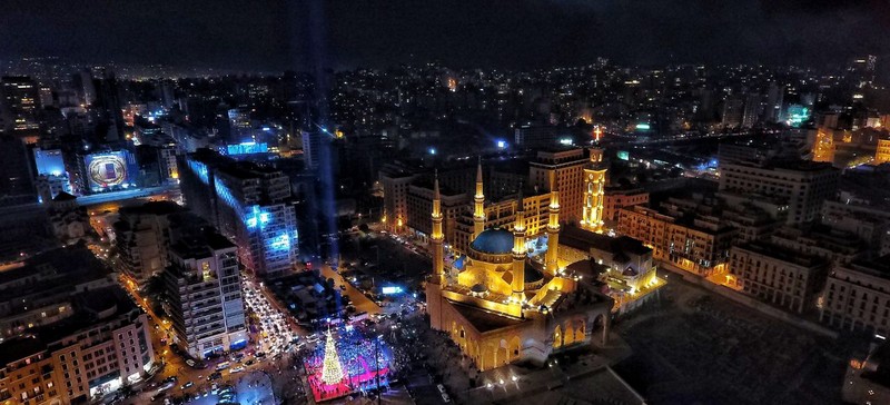 Lighting of Christmas Tree at Downtown Beirut