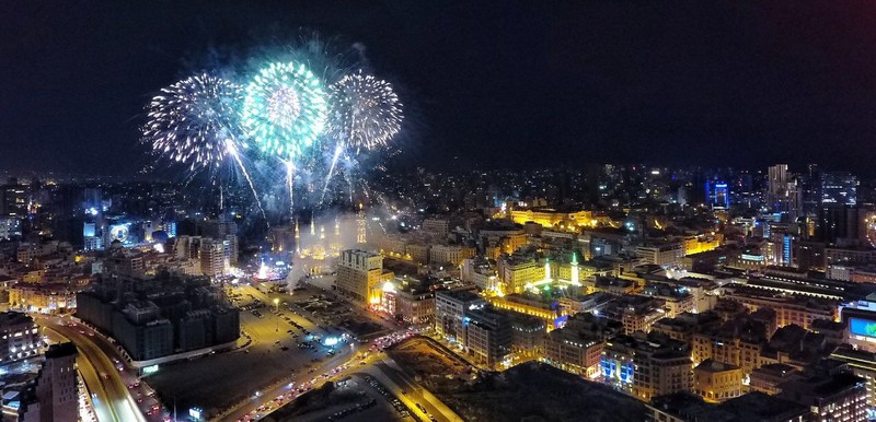 Lighting of Christmas Tree at Downtown Beirut