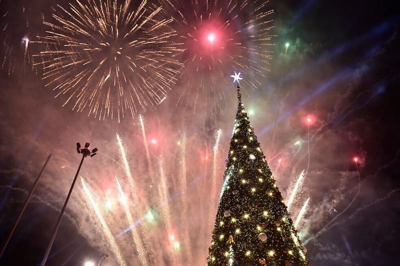 Lighting of Christmas Tree at Downtown Beirut
