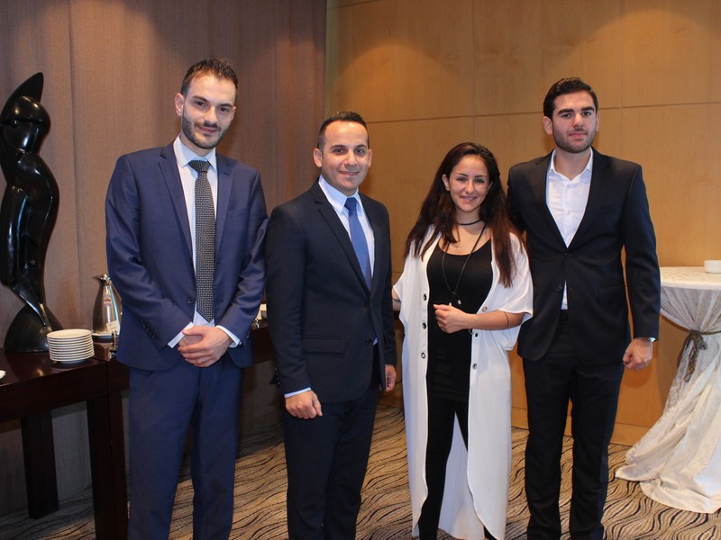 Miss Lebanon Perla Helou at Le Royal Hotel
