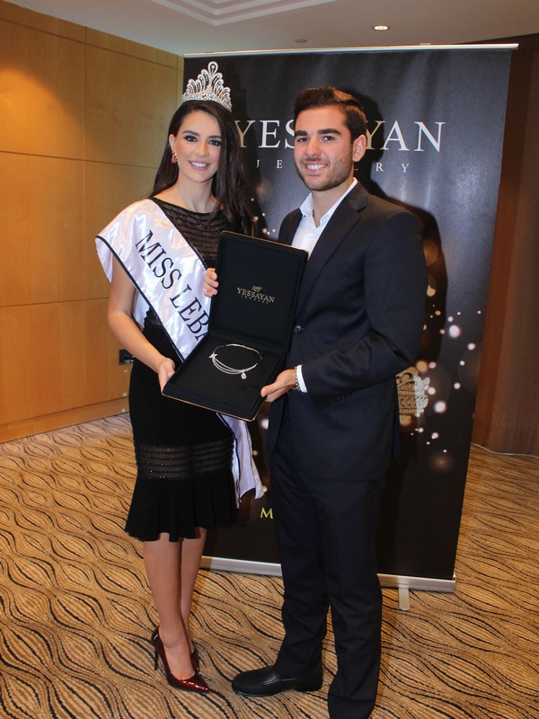 Miss Lebanon Perla Helou at Le Royal Hotel