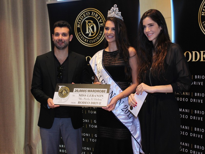 Miss Lebanon Perla Helou at Le Royal Hotel