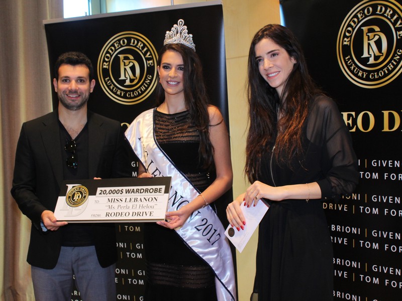 Miss Lebanon Perla Helou at Le Royal Hotel