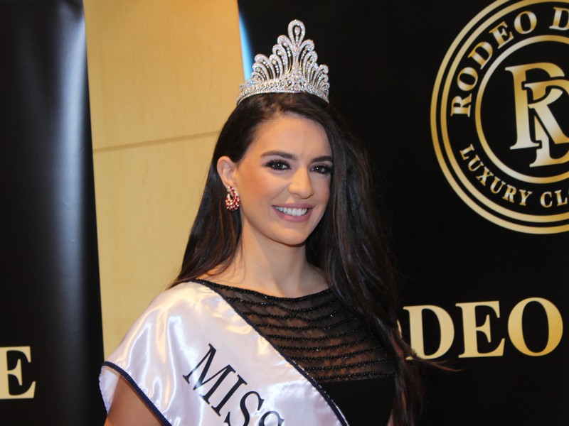 Miss Lebanon Perla Helou at Le Royal Hotel