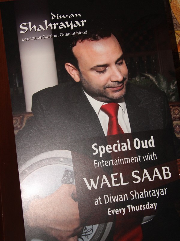 Oriental mood at Diwan Shahrayar