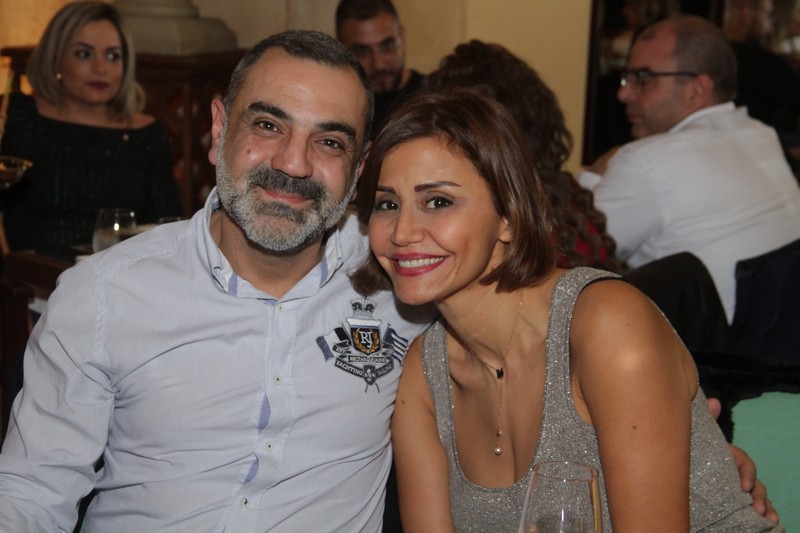 Charbel Khalil and the band at Byblos Garden