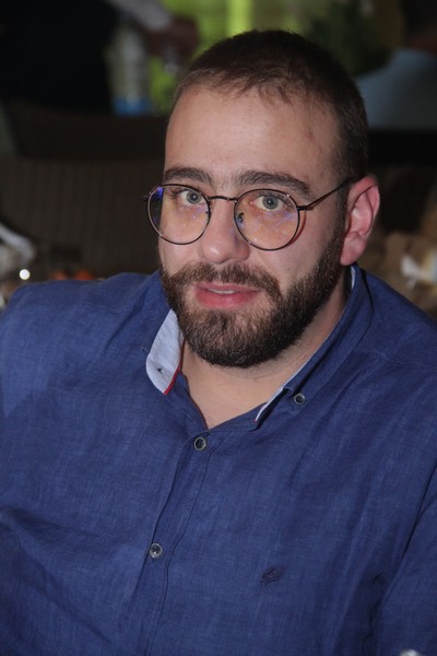 Charbel Khalil and the band at Byblos Garden