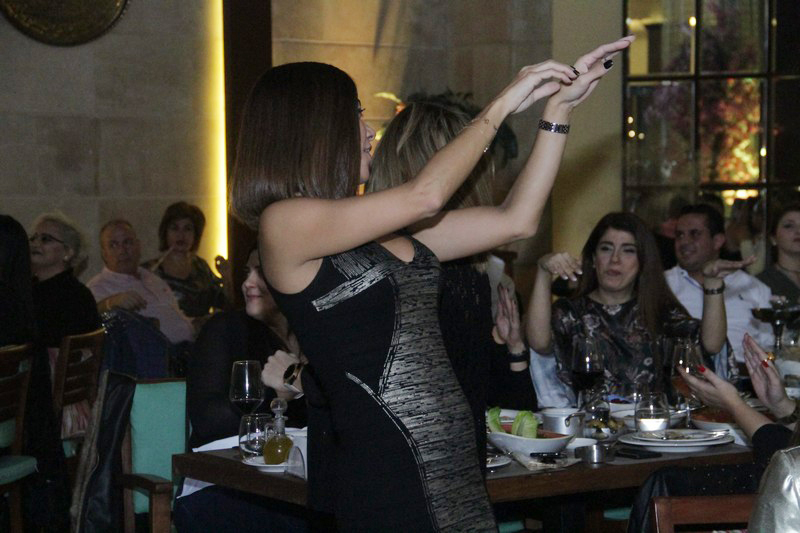 Charbel Khalil and the band at Byblos Garden
