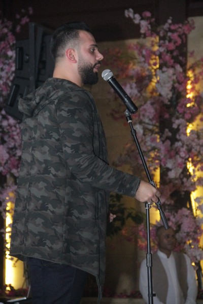 Charbel Khalil and the band at Byblos Garden