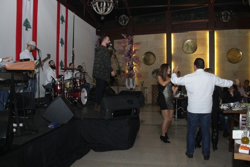 Charbel Khalil and the band at Byblos Garden