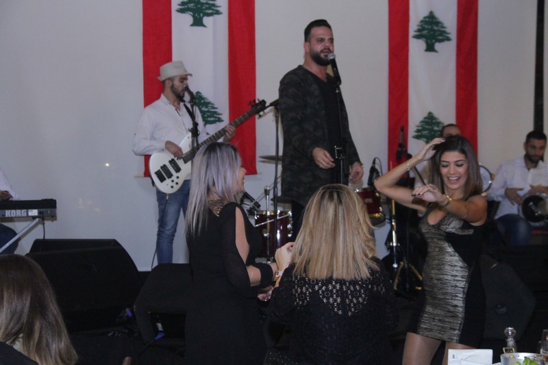 Charbel Khalil and the band at Byblos Garden