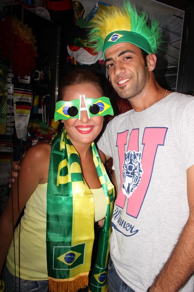 Brazil VS Colombia at Pros Cafe