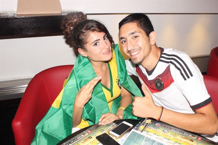 Brazil VS Colombia at Pros Cafe