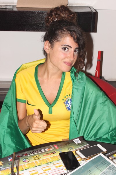 Brazil VS Colombia at Pros Cafe