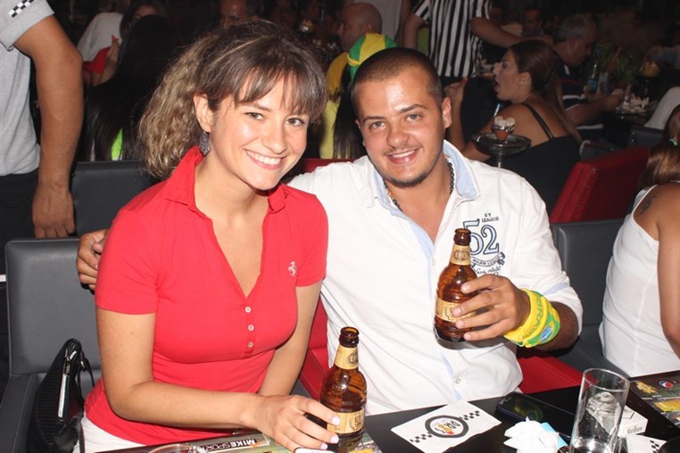 Brazil VS Colombia at Pros Cafe