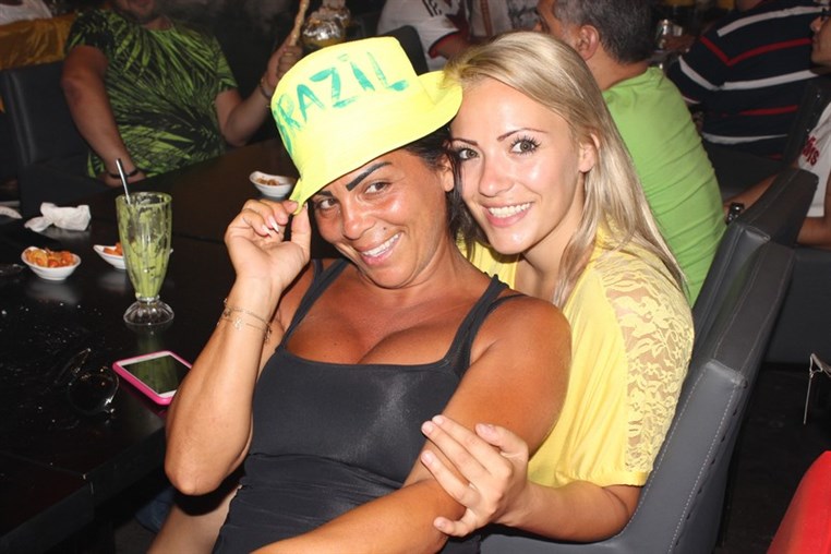Brazil VS Colombia at Pros Cafe
