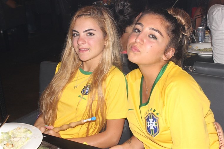 Brazil VS Colombia at Pros Cafe