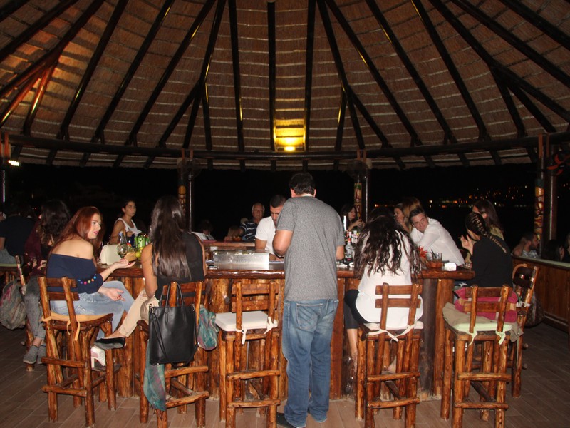 Tiki Bar on Friday Night