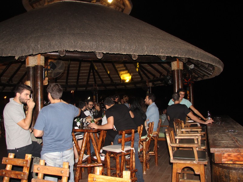 Tiki Bar on Friday Night