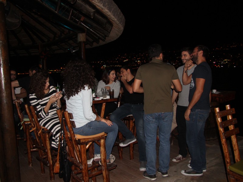 Tiki Bar on Friday Night