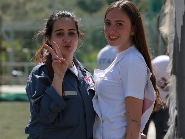Lebanese Red Cross at Sporting High Baabda 