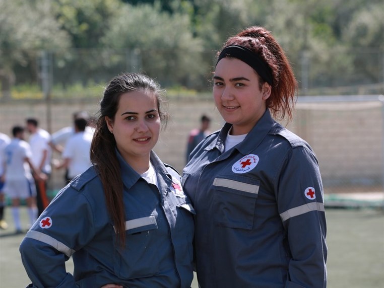 Lebanese Red Cross at Sporting High Baabda 
