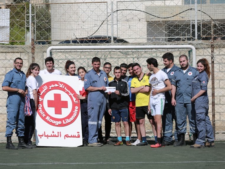 Lebanese Red Cross at Sporting High Baabda 