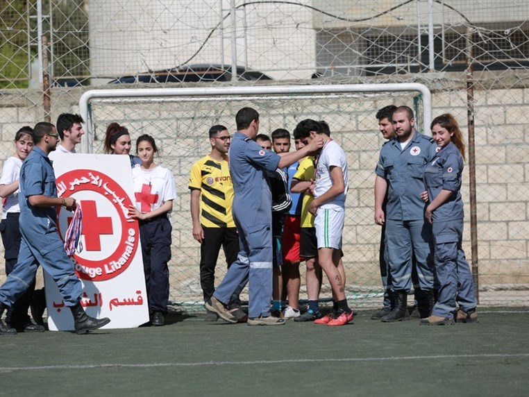Lebanese Red Cross at Sporting High Baabda 
