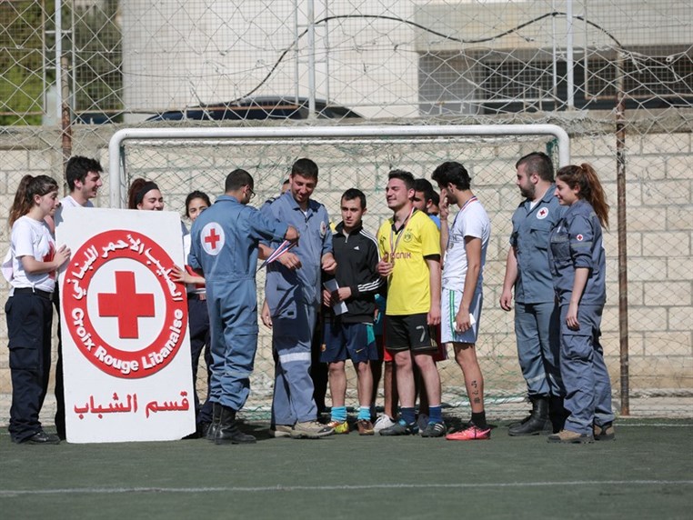 Lebanese Red Cross at Sporting High Baabda 