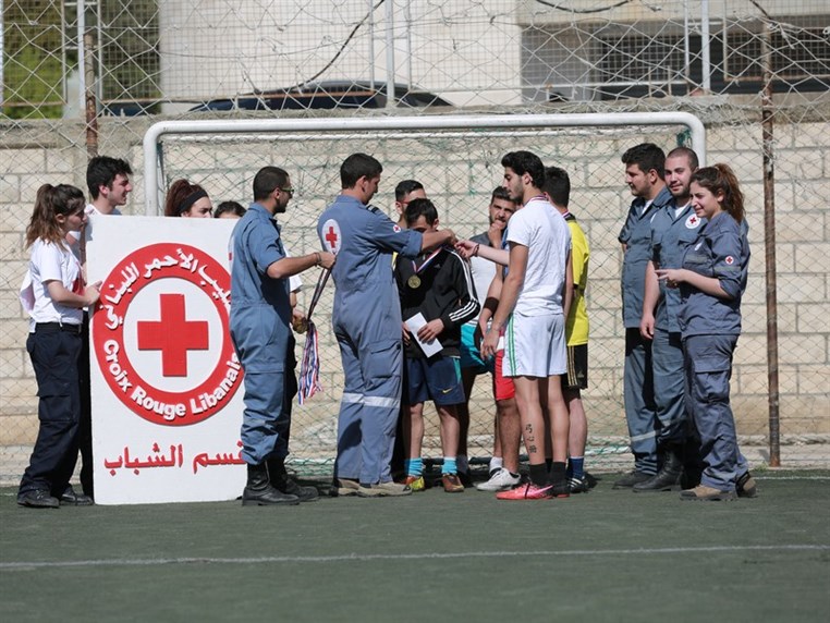 Lebanese Red Cross at Sporting High Baabda 