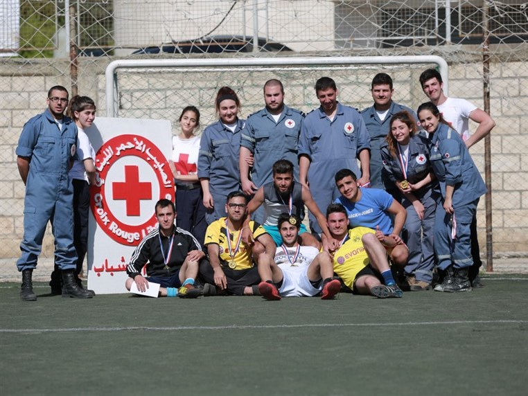 Lebanese Red Cross at Sporting High Baabda 