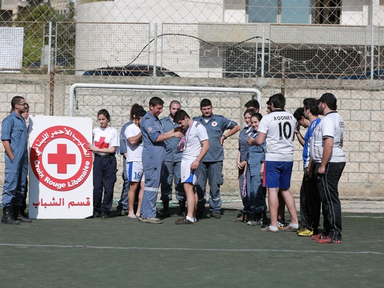 Lebanese Red Cross at Sporting High Baabda 