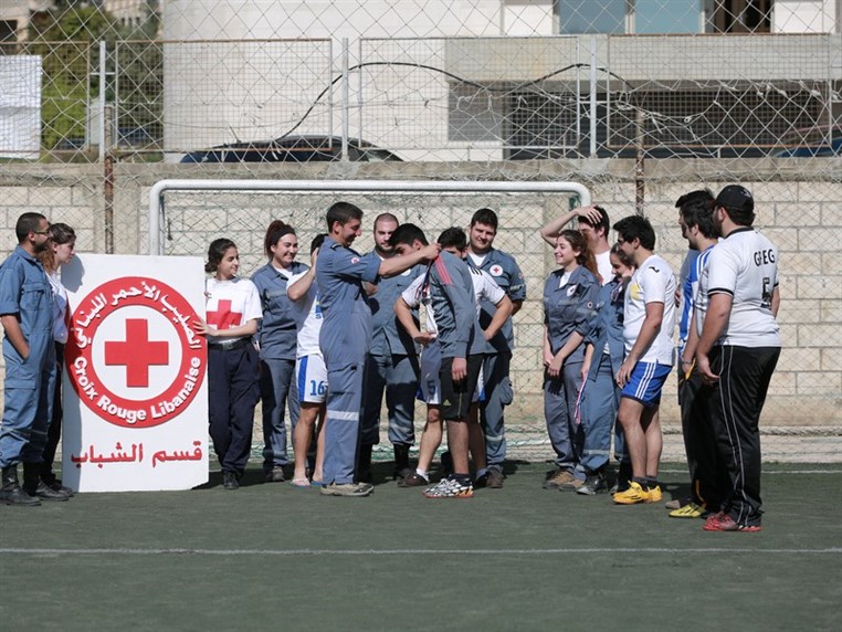 Lebanese Red Cross at Sporting High Baabda 