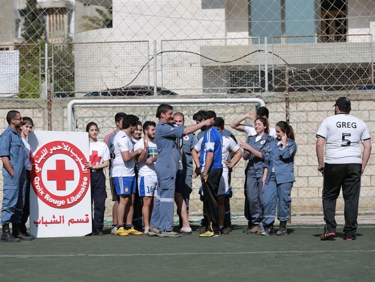 Lebanese Red Cross at Sporting High Baabda 