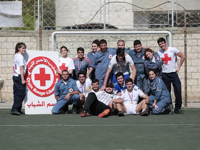 Lebanese Red Cross at Sporting High Baabda 