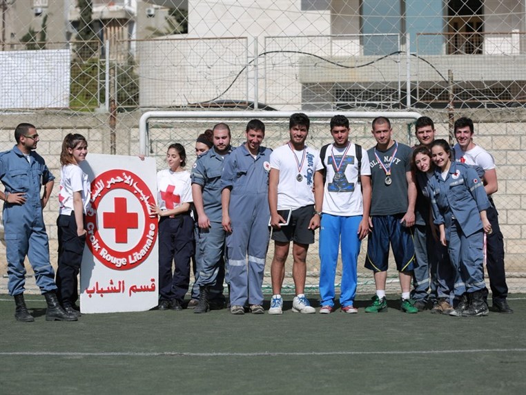 Lebanese Red Cross at Sporting High Baabda 