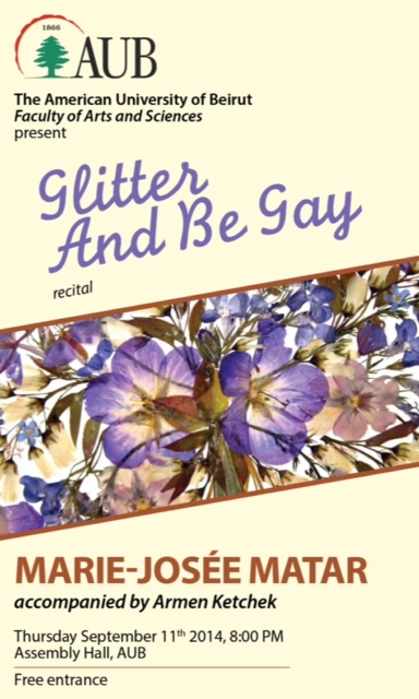 Glitter & Be Gay Recital 