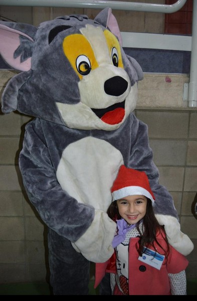 Saint Vincent de paul celebrating Christmas at Jesus & Mary school