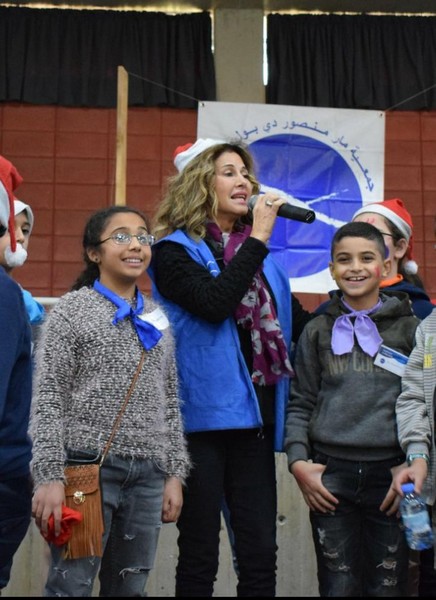 Saint Vincent de paul celebrating Christmas at Jesus & Mary school