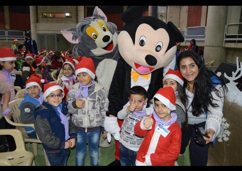 Saint Vincent de paul celebrating Christmas at Jesus & Mary school