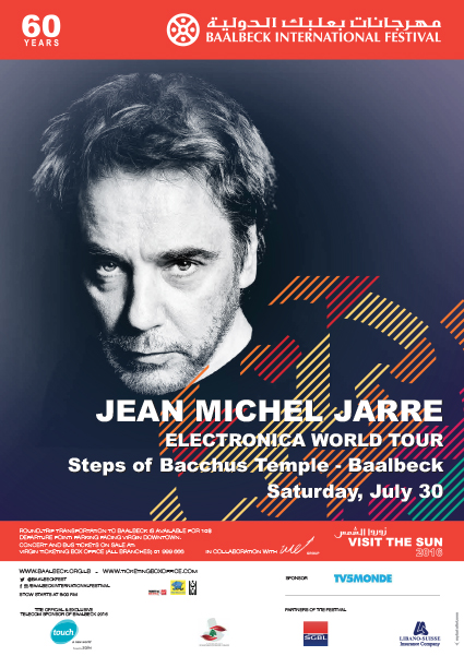 Jean Michel Jarre at Baalbeck Festival