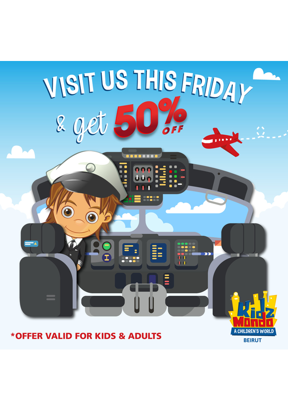 50Percent Discount On Your Visit at Kidzmondo