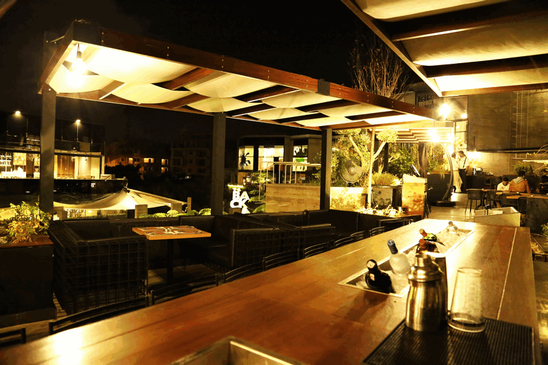 Kitchen Yard on Saturday Night