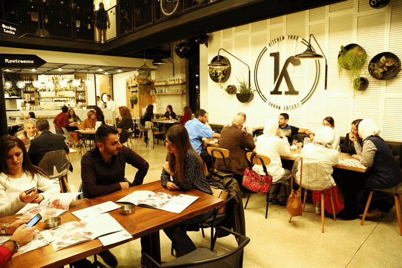 Kitchen Yard on Saturday Night