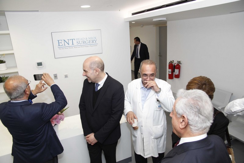 Launch of LAU Medical Center Rizk Hospital Otolaryngology-ENT Head & Neck Surgery floor